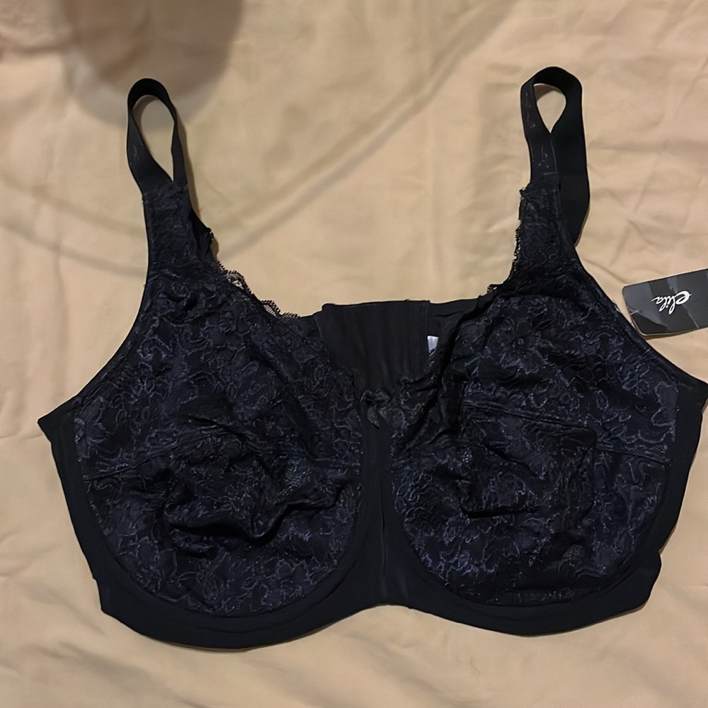 Elila Black Lace Bra - Picture 2 of 6
